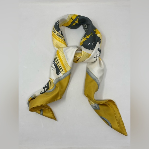 Hermes Vintage Silk Scarf Les Ponts De Paris Carre 90 Hugo Grygkar - Picture 16 of 16